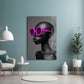 Faces of Colors Glass Wall Art || Designer Collection