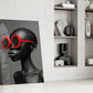 Faces of Colors Glass Wall Art || Designer Collection