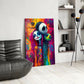 Colorful Nightmare Glass Wall Art || Designer Collection