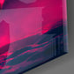 Neon Leopard Glass Wall Art || Designer Collection