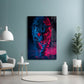 Neon Leopard Glass Wall Art || Designer Collection