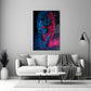 Neon Leopard Glass Wall Art || Designer Collection