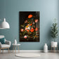 The Wealth in the Vase Glass Wall Art || Designer Collection