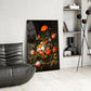 The Wealth in the Vase Glass Wall Art || Designer Collection