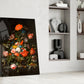 The Wealth in the Vase Glass Wall Art || Designer Collection
