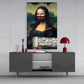 Modern Mona Lisa Glass Wall Art || Designer Collection