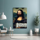 Modern Mona Lisa Glass Wall Art || Designer Collection