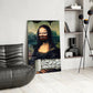 Modern Mona Lisa Glass Wall Art || Designer Collection