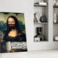 Modern Mona Lisa Glass Wall Art || Designer Collection