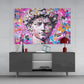 Graffiti David Glass Wall Art || Designer Collection