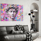 Graffiti David Glass Wall Art || Designer Collection