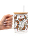 Spring Butterfly Aesthetic Glass Cup, Mug & Tumbler with Lid and Straw