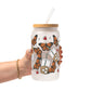 Spring Butterfly Aesthetic Glass Cup, Mug & Tumbler with Lid and Straw