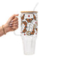 Spring Butterfly Aesthetic Glass Cup, Mug & Tumbler with Lid and Straw