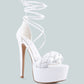 Twerk Tie-Up Braided High Platform Sandals