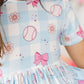 Take Me Out to the Bow Game S/S Pocket Twirl Dress