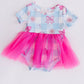 Take Me Out to the Bow Game Tutu Bodysuit