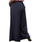 Pleione Plus Size Women's Tassel Drawstring Palazzo Pants - shopatkonus
