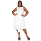 Plus Size Women's Basic Sleeveless Reverie Dress - shopatkonus