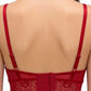 Ruby Nocturne Longline Lace Unlined Demi-Push Up Bra