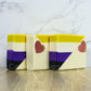 Theydies and Gentlethem (nonbinary pride flag) soap