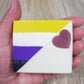 Theydies and Gentlethem (nonbinary pride flag) soap