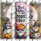 Thick Thighs & Spooky Vibes 20oz Skinny Tumbler