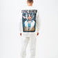 Tupac Shakur Oversized Sweatshirt: The Life & Death Graphic