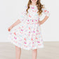 Unicorn Wish 3/4 Sleeve Pocket Twirl Dress