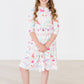 Unicorn Wish 3/4 Sleeve Pocket Twirl Dress