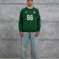 Unisex "98" Distressed Graphic Sweatshirt – Varsity Streetwear Pullover