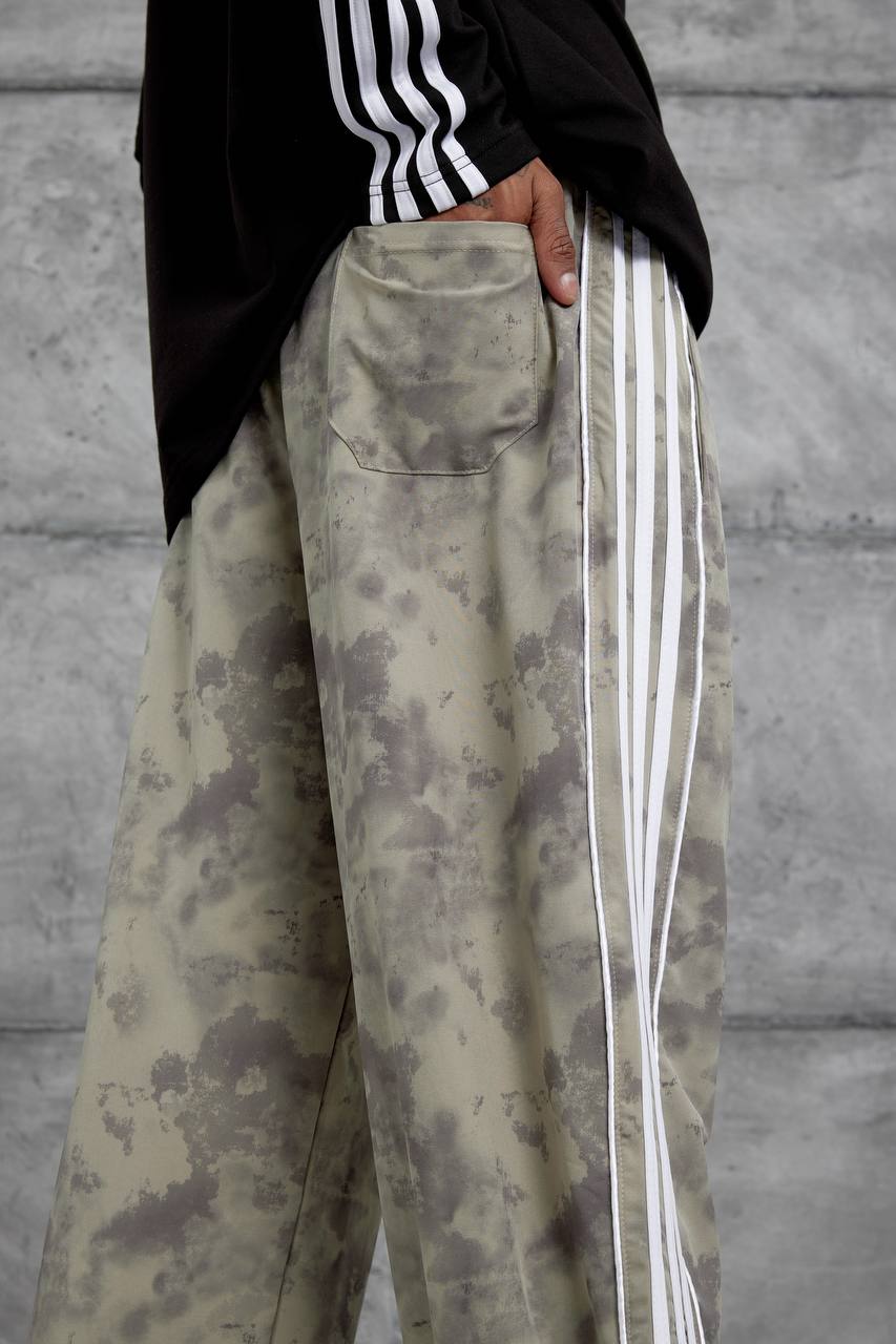 Unisex Cloud Wash Side Stripe Joggers – Streetwear Sweatpants