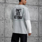 Unisex Layered Graphic T-Shirt – Distressed Boxy Long Sleeve