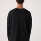 Unisex Oversized Raglan Sweatshirt - Raw Hem Detail