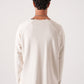 Unisex Oversized Raglan Sweatshirt - Raw Hem Detail