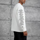 Unisex Text Sleeve Long-Sleeve T-Shirt – Urban Graphic Pullover