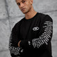 Unisex Text Sleeve Long-Sleeve T-Shirt – Urban Graphic Pullover