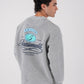 Unisex Washed Graphic Sweatshirt – "Reasonable" Back Print