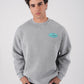 Unisex Washed Graphic Sweatshirt – "Reasonable" Back Print