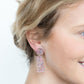 Mia Earrings - Rainbow Glitter