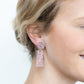 Mia Earrings - Rainbow Glitter