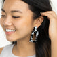 Avery Earrings- Black & White