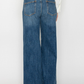 Relaxed High Rise Palazzo Jeans