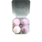 4-Piece Makeup Sponge Set with Travel Case