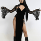Raven's Split Dress