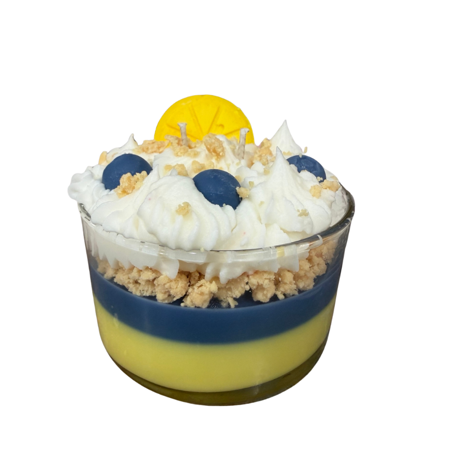 Blueberry Lemon Cheesecake Dessert Candle – 14oz