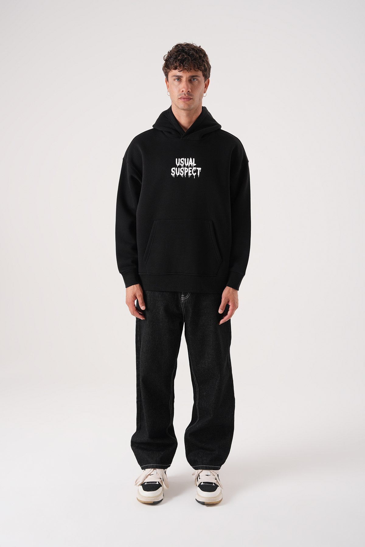 Usual Suspect Graphic Hoodie - Unisex Oversize Sweatshirt