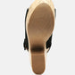 Vendela Leather Slingback Platform Sandal