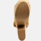 Vendela Leather Slingback Platform Sandal