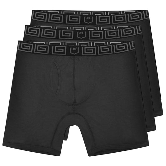 V Bamboo Men's Pouch Boxer Brief 8" (3 Pack)
